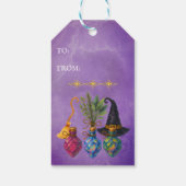 Heksenbrouwsel Cadeaukaartje – Halloween Elixir Fe Cadeaulabel (Achterkant)