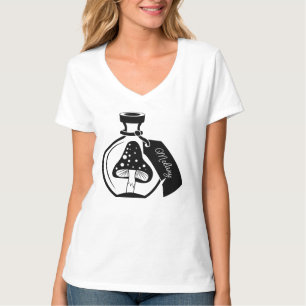 Heksenbrouwsel en gepersonaliseerde paddestoelen t-shirt