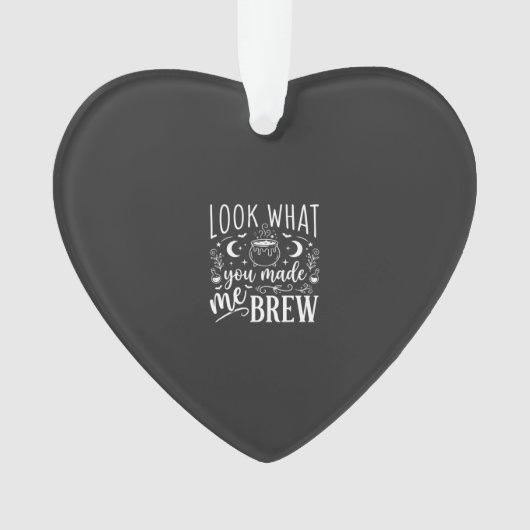 Heksenbrouwsel Grappig Heksenontwerp_1 Ornament (voorkant)