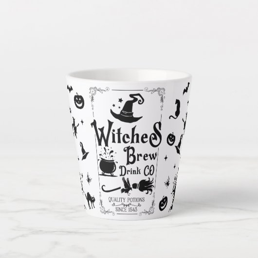 Heksenbrouwsel Latte Mok (Voorkant)