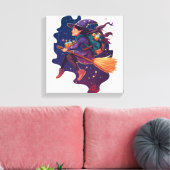 Heksenbrouwsel Levering Canvas Afdruk (Insitu (Woonkamer))