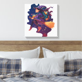 Heksenbrouwsel Levering Canvas Afdruk (Insitu (Slaapkamer))