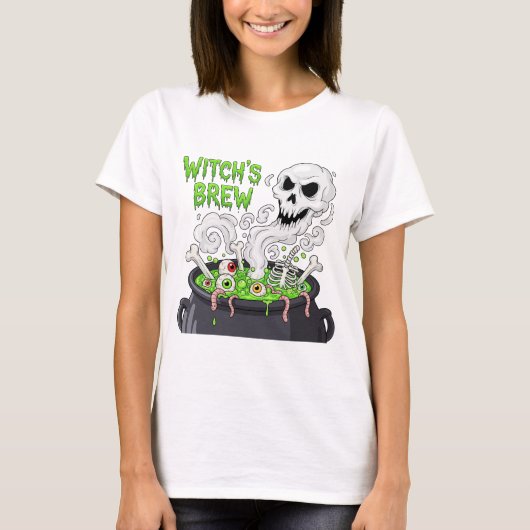 Heksenbrouwselketel T-shirt (Voorkant)