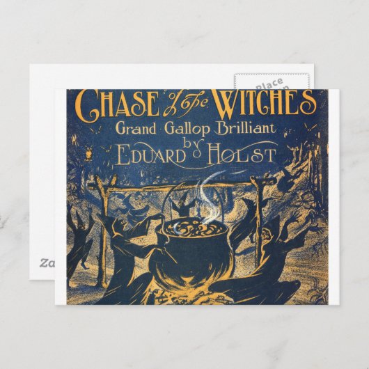 heksencoven briefkaart (Voorkant / Achterkant)