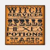 Heksendiensten Magneet (Voorkant)