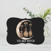 Heksendorp Gothic Occult Wicca Pagan Natuur Kaart (Staand voorkant)