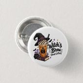 Heksendrank (IJscoffee) Ronde Button 3,2 Cm (Voorkant /achterkant)