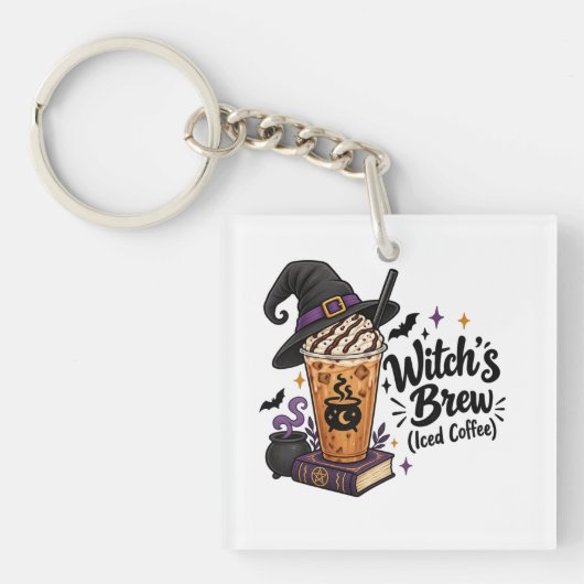 Heksendrank (IJscoffee) Sleutelhanger (voorkant)