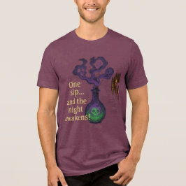 Heksendrankje Eén slok en de nacht ontwaakt Tri-Blend Shirt