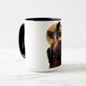 Heksenesthetische Volle Maan Mok (Voorkant links)