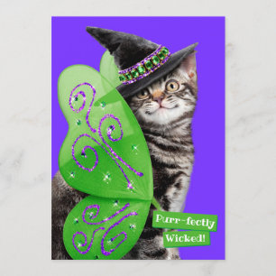 Heksenfee Kitten Kaart