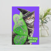 Heksenfeeënkitten Kaart (Staand voorkant)