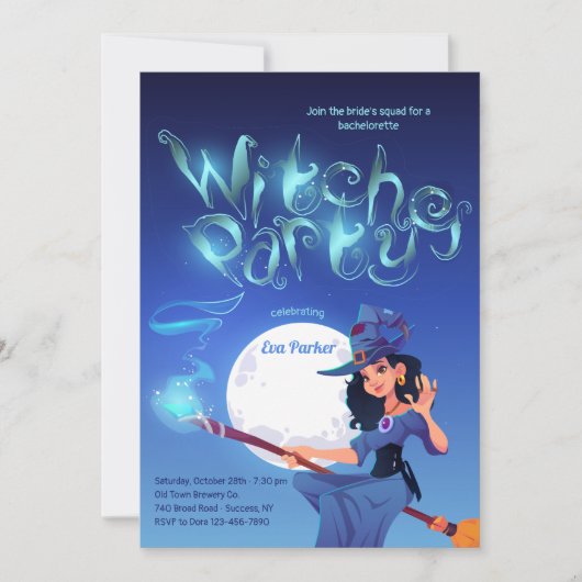 Heksenfeest Kaart (Voorkant)