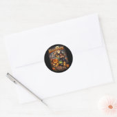 Heksenfeest Ronde Sticker (Envelop)