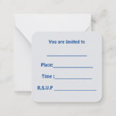 Heksenfeest Uitnodiging : (Achterkant)