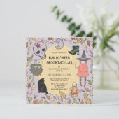 Heksenfeest van het Kind Kaart (Staand voorkant)