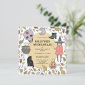 Heksenfeest van het Kind Kaart (Staand voorkant)