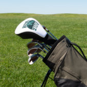 Heksengezicht Halloween Spokenhuis Ketel Golfheadcover (Insitu)