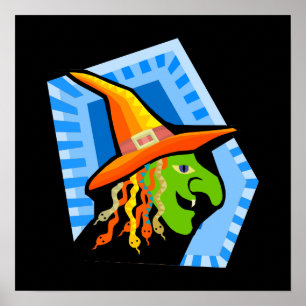 heksengezicht poster