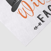 heksengezicht rust tissuepapier (Detail)