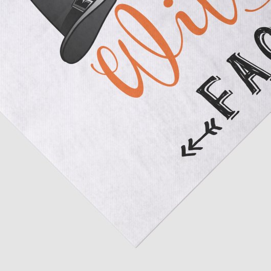 heksengezicht rust tissuepapier (Detail)