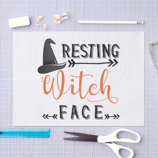 heksengezicht rust tissuepapier (Craft)