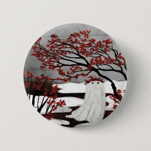 Heksenhazelaar Geest Ronde Button 5,7 Cm