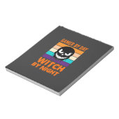 Heksenheks Halloween Retro Schedel Notitieblok (Linkerzijde)