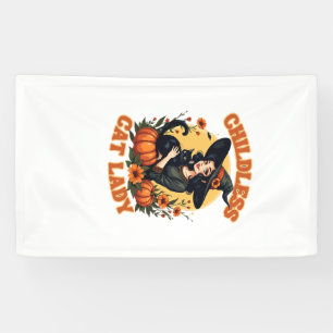 Heksenheks zonder kinderen - grappige heksachtige spandoek