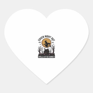 Heksenhemd Bezeten Coven Vintage Hekserijhuis Hall Hart Sticker