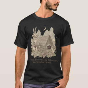 Heksenhemd met cottage-stijl Hekserige cottageco T-shirt