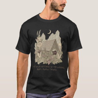 Heksenhemd met cottage-stijl | Hekserige cottageco T-shirt