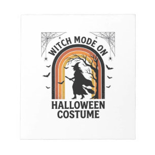 Heksenhemd voor Halloween Funny Kostuum Vintage Gr Notitieblok