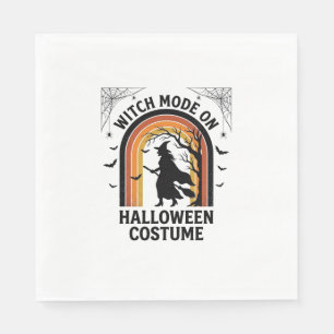 Heksenhemd voor Halloween Funny Kostuum Vintage Gr Servet
