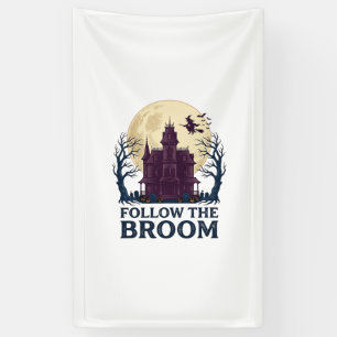 Heksenhemd voor Spokenhuis Vintage Halloween Grave Spandoek