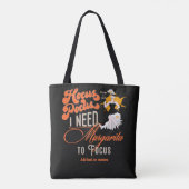 Heksenhocus Pocus Margarita gaat zich focussen op Tote Bag (Achterkant)