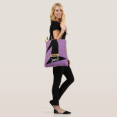 Heksenhoed Confetti Hekserige Naam Tote Bag (Op model)