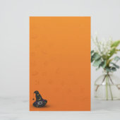 Heksenhoed met spin voor Halloween Briefpapier (Staand voorkant)