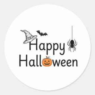 Heksenhoed Spin Spider Sticker Cadeau Halloween