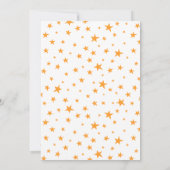 Heksenhoed typografie Halloweenfeest Kaart (Achterkant)