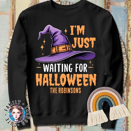 Heksenhoed Wachtend op Halloween Trui