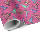 Heksenhoeden op Roze Cadeaupapier (Rol Hoek)