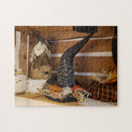 Heksenhoedpuzzel, 28 x 35 cm, 252 stukjes legpuzzel