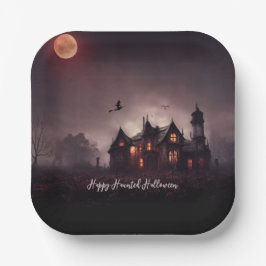Heksenhol Halloween Papieren Bordje