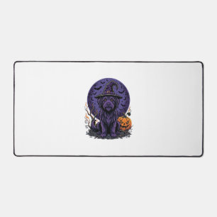 Heksenhond Halloween Pompoen Vector Kunst Bureaumat