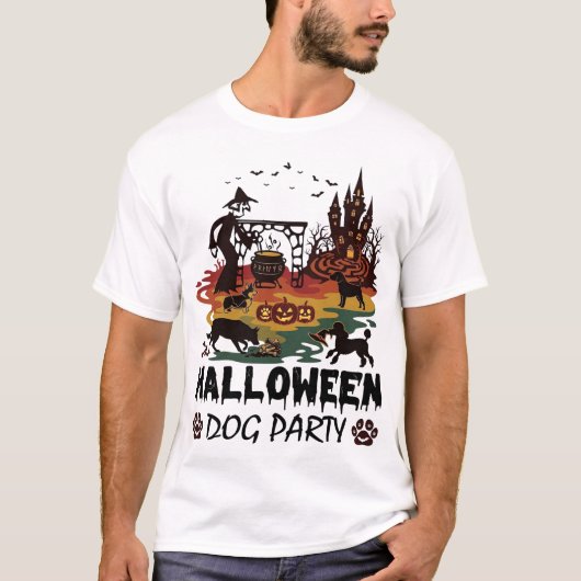 HeksenhondenpompoenKasteel_1 T-shirt (Voorkant)