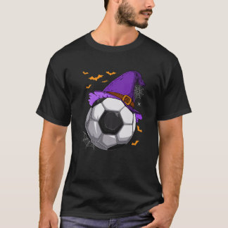 Heksenhoofddeksel in de vorm van een voetbal Hallo T-shirt