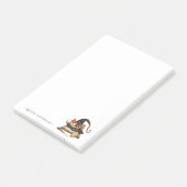 Heksenhoofddeksel voor Heksen en Tovenaars met Mon Post-it® Notes (Schuin)