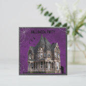 Heksenhuis Halloween Kaart (Staand voorkant)