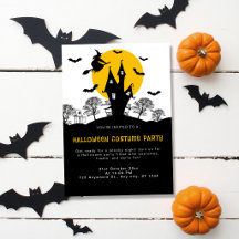 Heksenhuis Halloweenfeest Oranje & Zwart